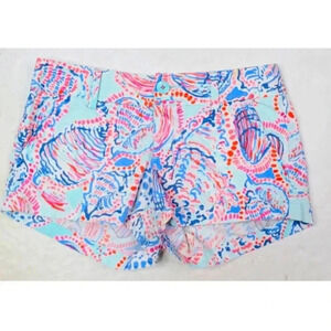 Lilly Pulitzer The Walsh Shorts Shell Me About It Size 2